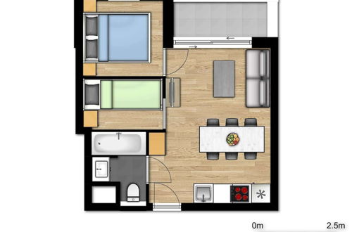 Photo 12 - Modern Apartment With a Microwave, Near the Sea