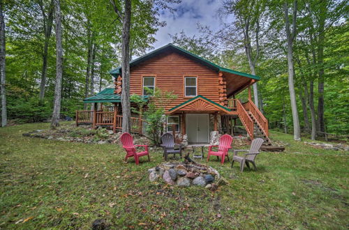 Photo 10 - Updated Manistique Log Cabin, Yard & Fire Pit