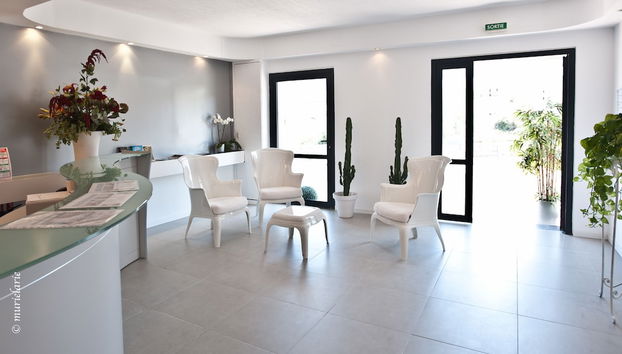 Lobby sitting area