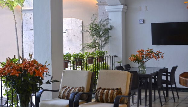 Sitzecke in der Lobby