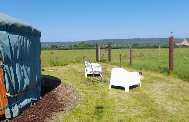 Beautiful Rural Yurt With Wood Fired hot tub - Foto 14