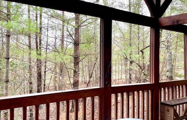 Private and Perfect! - hot tub, king bed, fireplace - dog and motorcycle friendly Studio Cabin by RedAwning - Foto 20