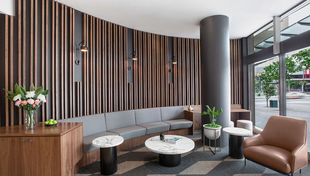 Lobby sitting area