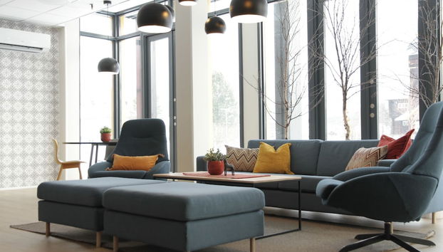 Sitzecke in der Lobby