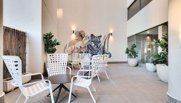 Sala de estar do lobby