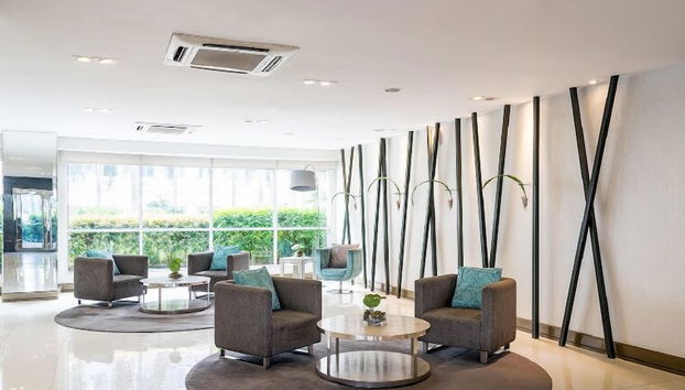 Sala de estar do lobby