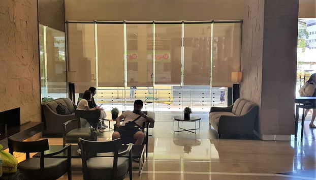 Sala de estar do lobby