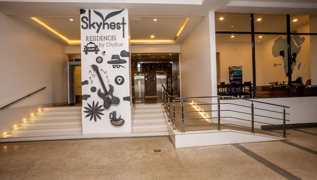 Interior entrance