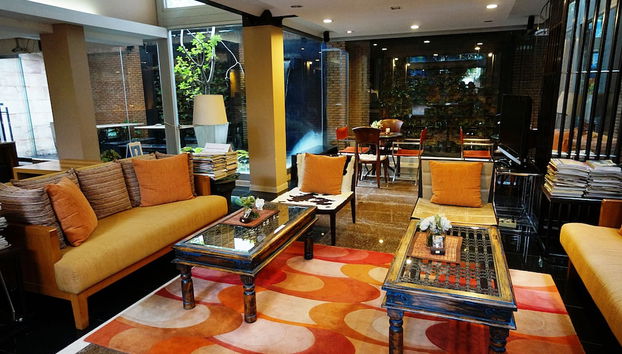 Lobby sitting area