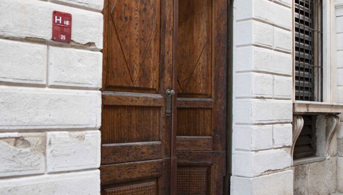 Entrada do alojamento