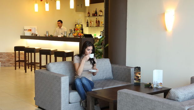Sitzecke in der Lobby