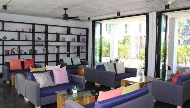 Sala de estar do lobby