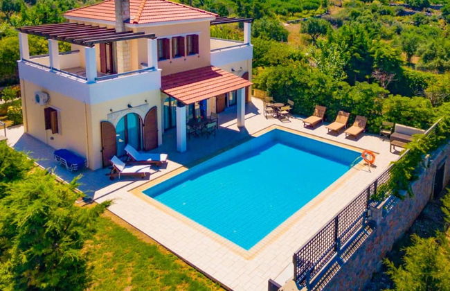 Villa Nikolas Large Private Pool A C Wifi - 1612 - Foto 1