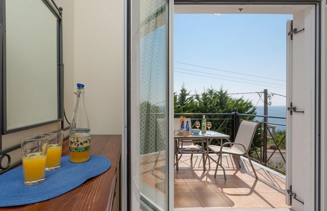 Skala Villa Blue Large Private Pool Walk to Beach Sea Views A C Wifi - 2824 - Foto 5