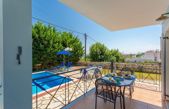 Skala Villa Blue Large Private Pool Walk to Beach Sea Views A C Wifi - 2824 - Foto 27