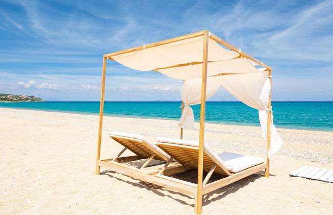 Skala Villa Blue Large Private Pool Walk to Beach Sea Views A C Wifi - 2824 - Foto 37