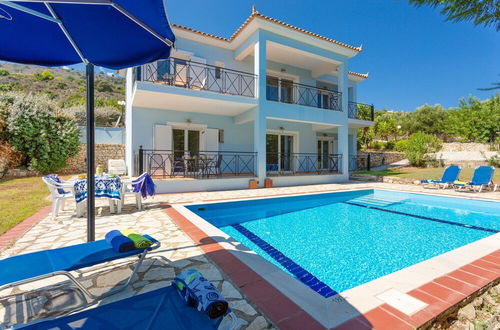 Photo 1 - Skala Villa Blue Large Private Pool Walk to Beach Sea Views A C Wifi - 2824