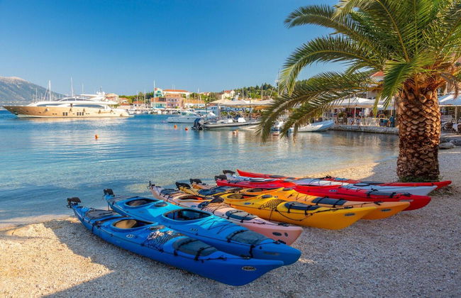 Skala Villa Blue Large Private Pool Walk to Beach Sea Views A C Wifi - 2824 - Foto 45