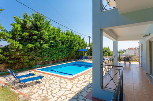 Photo 8 - Skala Villa Blue Large Private Pool Walk to Beach Sea Views A C Wifi - 2824