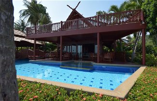 Photo 1 - 3 Bedroom Beach Front Villa with Private Pool - P3 SDV026-By Samui Dream Villas