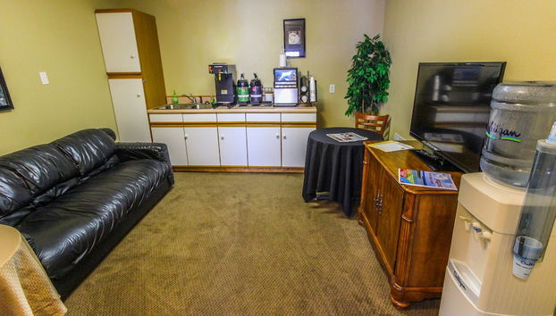 Zona de estar del vestíbulo