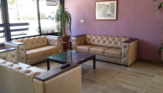 Zona de estar del vestíbulo