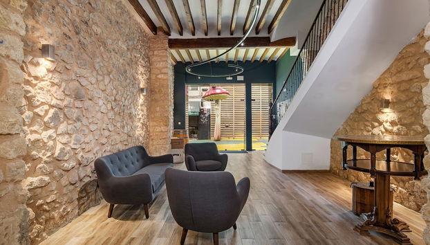 Sala de estar do lobby