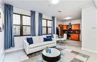 Photo 1 - A Touch of Blue! Stylish 2BD Next to Reading Terminal Market
