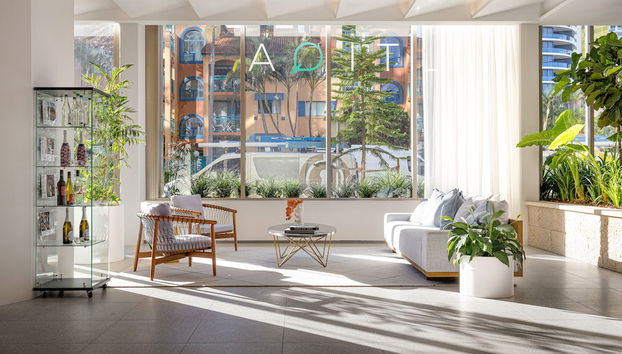 Sala de estar do lobby