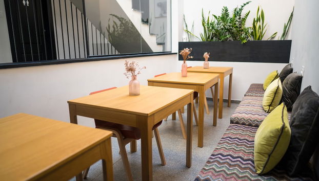 Zona de estar del vestíbulo