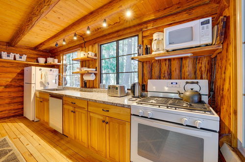 Photo 6 - Rustic Sequim Cabin w/ Fire Pit & Forested Views