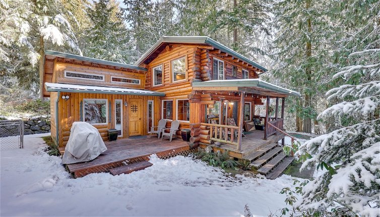Photo 1 - Rustic Sequim Cabin w/ Fire Pit & Forested Views