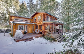 Photo 1 - Rustic Sequim Cabin w/ Fire Pit & Forested Views