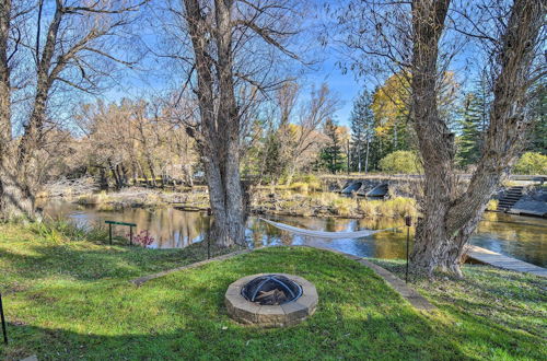 Photo 3 - Riverfront Grayling Retreat w/ Fire Pit & Dock