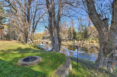 Photo 19 - Riverfront Grayling Retreat w/ Fire Pit & Dock