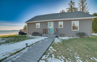 Photo 3 - St. Ignace Cottage w/ Deck & Beach on Lake Huron