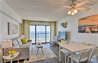 Photo 1 - Bright Galveston Condo w/ Ocean View & Balcony