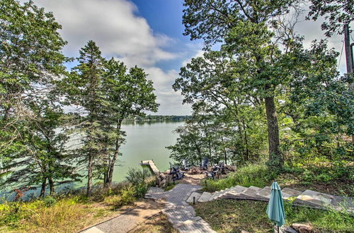 Photo 12 - Lower Unit of Cabin: Shared Dock & Fire Pit