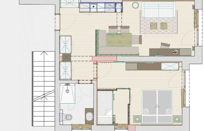 Ferienwohnung mit 1 Schlafzimmer fur 6 Personen - Foto 8