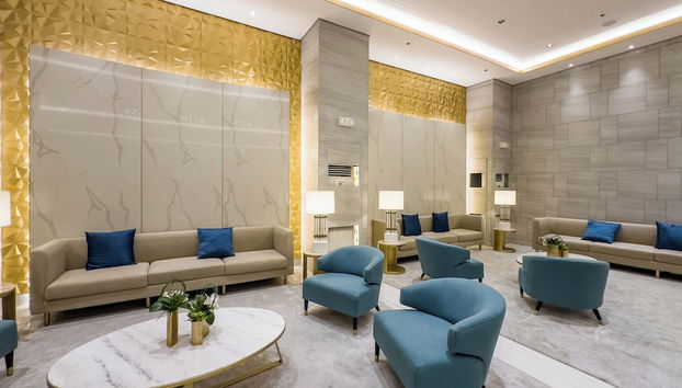 Sala de estar do lobby