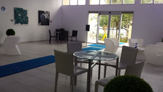 Sitzecke in der Lobby