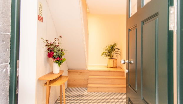 Interior entrance