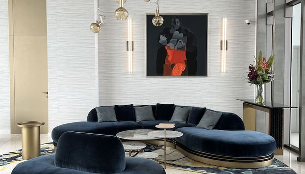 Sala de estar do lobby