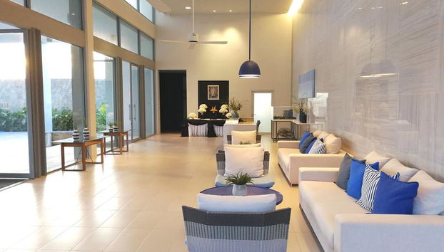 Zona de estar del vestíbulo