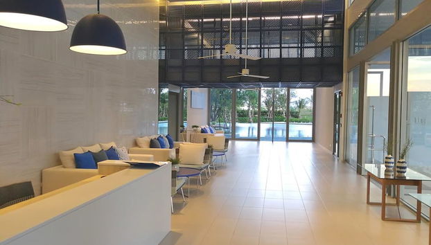 Zona de estar del vestíbulo