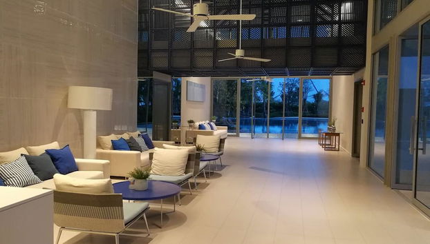 Zona de estar del vestíbulo