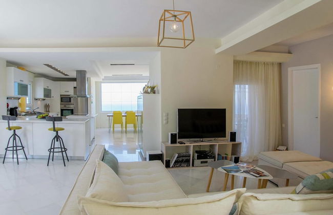 Infinity Pool Villa With Sea Views Near Rethymno City & Beach and Shaded BBQ - Photo 15