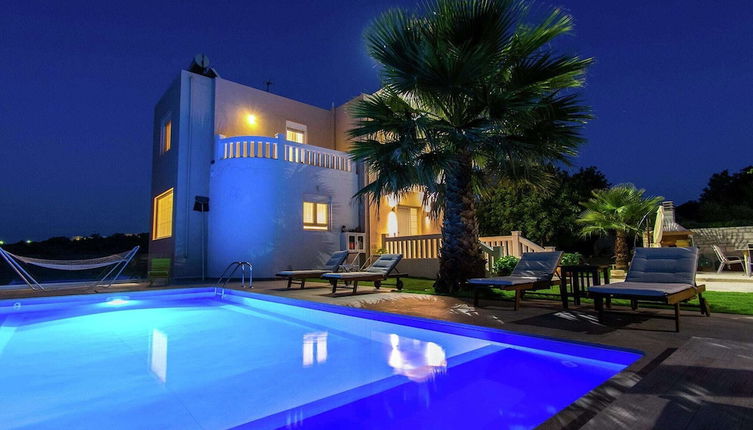 Photo 1 - Infinity Pool Villa With Sea Views Near Rethymno City & Beach and Shaded BBQ