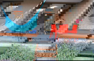 Foto 20 - Oka Beach Residence Flat de Luxo Térreo