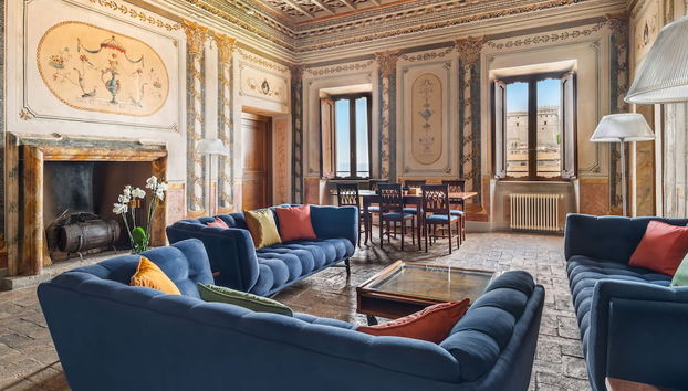 Sala de estar do lobby